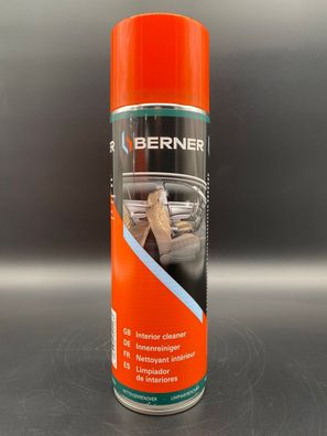 Berner Innenreiniger Active 500ml KfZ Fahrzeug Innenraum Reiniger Spray 1002386