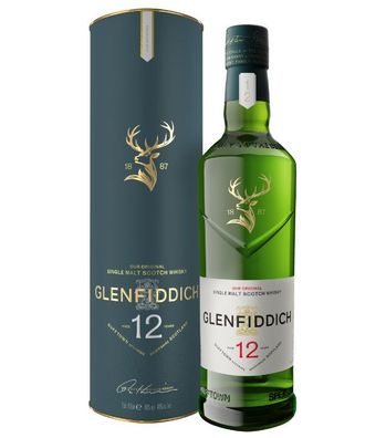 Glenfiddich 12 Jahre Single Malt Scotch Whisky (40 % vol., 0,7 Liter)