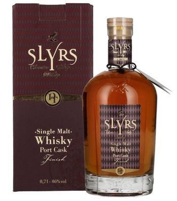 Slyrs Port Fass Finish Whisky 0,7 L (46 % vol., 0,7 Liter)
