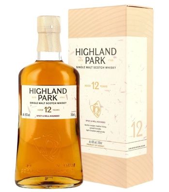 Highland Park 12 Jahre Whisky (40 % vol., 0,7 Liter)