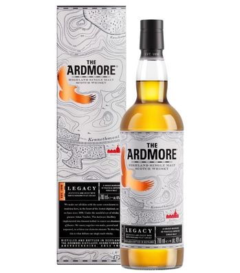The Ardmore Legacy Single Malt Scotch Whisky (40 % vol, 0,7 Liter)
