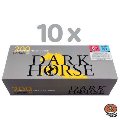 Dark Horse Carbon XL Extra Filterhülsen (10x 200 Stück)