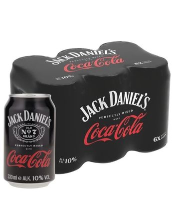 Jack Daniel's & Coca Cola (10 % vol, 1,98 Liter)