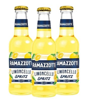 Ramazzotti Limoncello Spritz 3er-Set (10,2 % vol, 0,6 Liter)