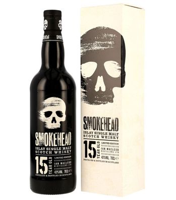 Smokehead 15 Jahre Single Malt Whisky (43 % vol, 0,7 Liter)