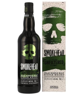 Smokehead Unfiltered Single Malt Whisky (46 % vol, 0,7 Liter)