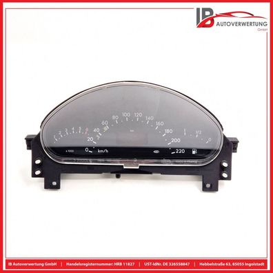 Tacho Kombiinstrument A1685400247 Mercedes A-KLASSE W168 A140 Mercedes