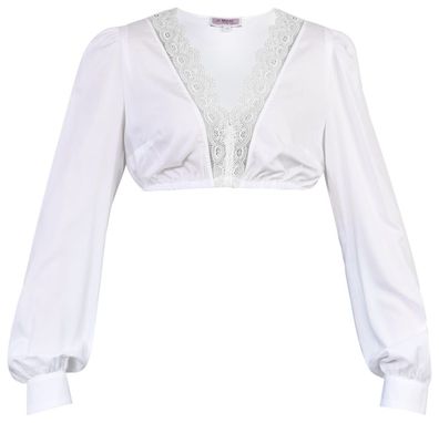 Dirndlbluse Buchbach weiß