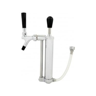 Picknickpumpe Bierpumpe-Set Kolbenschankhahn 5/8" CO2 Zapfkopf Korb