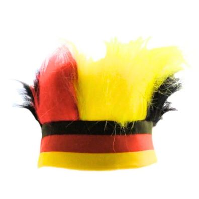 JUNG Deutschland Stirnband Perücke Fan Fußball WM 2026 Weltmeisterschaft Fahne Flagge