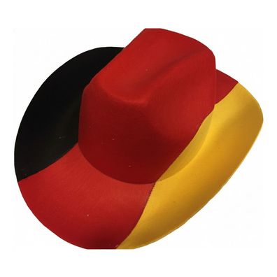 JUNG Filzhut Cowboy Deutschland Fan Fußball WM 2026 Fussball Weltmeisterschaft Fahne