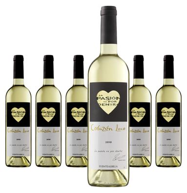 6 x Bodega Iniesta Corazón Loco Blanco – 2025
