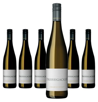 6 x Dreissigacker Chardonnay trocken – 2024