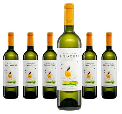 6 x Bodega Biniagual Memories Blanc – 2025