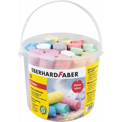 Eberhard Faber Eberhard Faber Straß nmalkreide Glitzer 20er Eimer