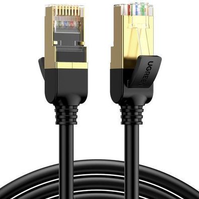 Ugreen Hochgeschwindigkeits-Netzwerkkabel RJ45 Cat 7 STP 15m - Schwarz