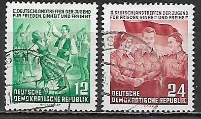 DDR gestempelt Michel-Nummer 428-429