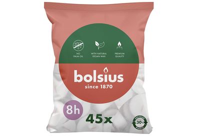 Bolsius Teelichte 45er Pack 411582