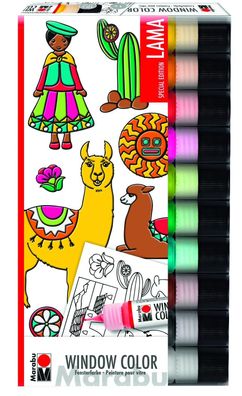 Marabu Marabu Window Color Set 'Lama' 10-teilig 665303
