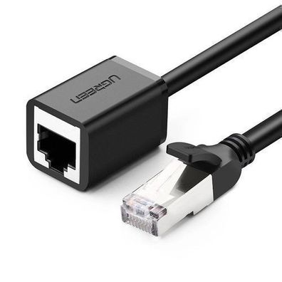 Ugreen NW112 Ethernet Netzwerkkabel RJ45 Stecker-Buchse, Cat. 6, 1 Gbps, 5m, Sch