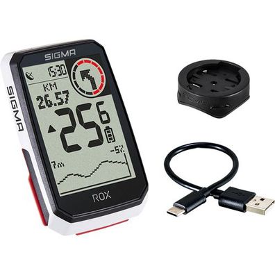 Sigma Fahrradcomputer Rox 4.0 Endurance weiÃŸ