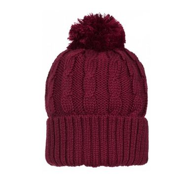 Jack Wolfskin Stormlock Damenmütze Bommelmütze Strickmütze Pudelmütze Wintermütze