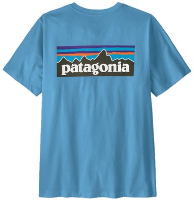 Patagonia T-Shirt P-6 Logo shore blue