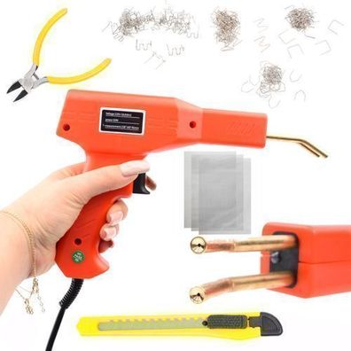 Rosfix Set Kunststoffschweißgerät 230V – 200 Klammern + 3 Netze 20x15cm