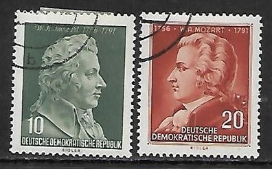 DDR gestempelt Michel-Nummer 510-511