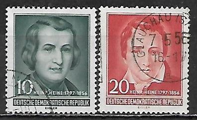 DDR gestempelt Michel-Nummer 516-517