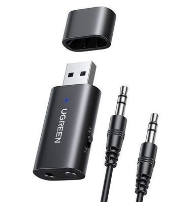 Ugreen Bluetooth 5.1 Audio-Adapter: Drahtloser Sender/Empfänger, 3,5 mm Klinke,