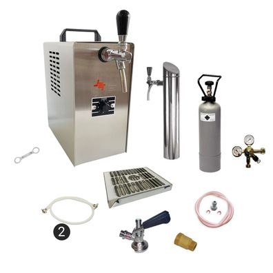 JET 30 Zapfanlage Komplett Set Bierkoffer 35L/h