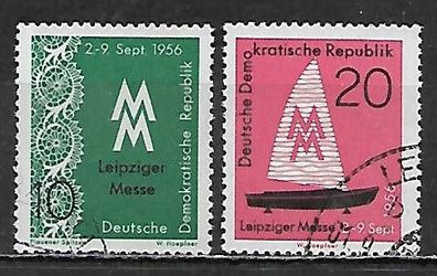 DDR gestempelt Michel Nummer 536-537