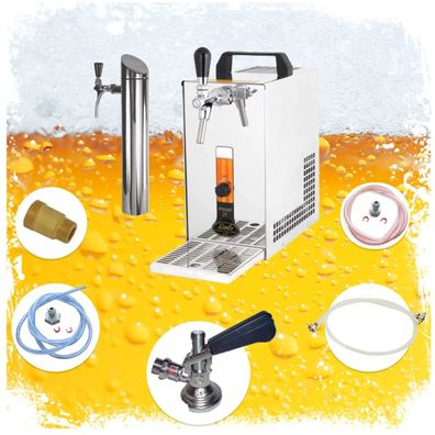 PYGMY 25/K Bierzapfanlage Komplettset 35 l/h mit Membranpumpe Edelstahl