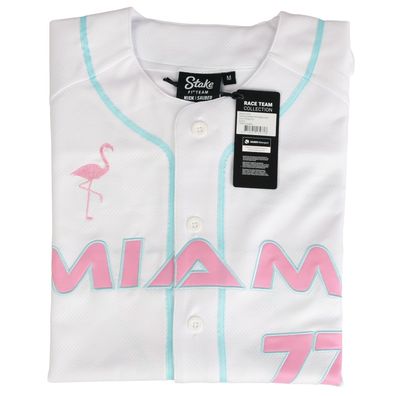 Stake F1 Team Kick Sauber Herren Flamingo Baseball Shirt 77