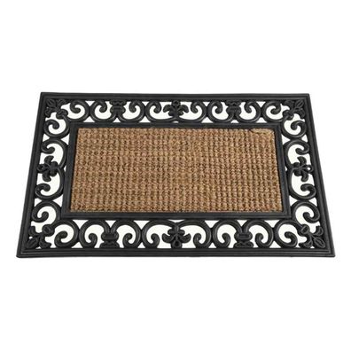 Gummimatte Gazelle 45x75cm schwarz Schmutzfangmatte Matte Fußabtreter TOP NEU