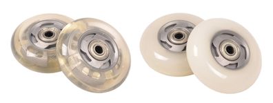 LED Inliner Ersatzrollen Set ABEC 7 Inlineskates Rollschuhe Leuchtrollen Board