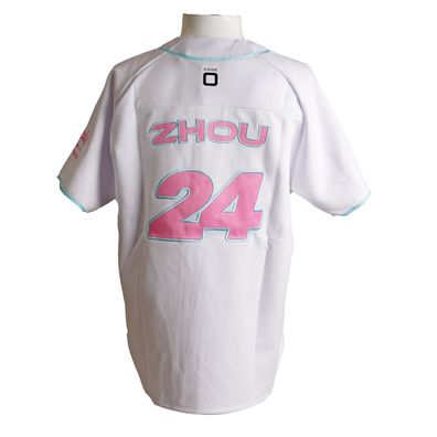 Stake F1 Team Kick Sauber Herren Flamingo Baseball Shirt