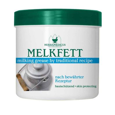 12x Herbamedicus Melkfett 250ml Hautbalsam Schutzsalbe Körperpflege Creme Lotion