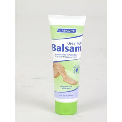 6x Vitawohl Urea Fußbalsam 75ml Pflegecreme Lotion Schutz Trockene Füße Hornhaut