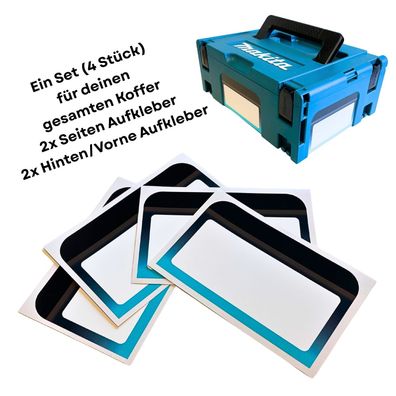 Makpac 2 Aufkleber Set passend für Koffer 2-4 laminiert 4 Stück