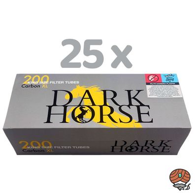 Dark Horse Carbon XL Extra Filterhülsen (25x 200 Stück)