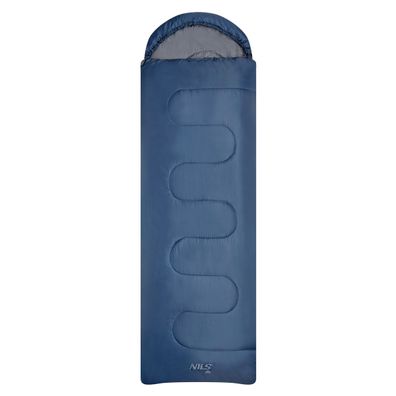 NILS CAMP NC2107 Schlafsack Dunkelblau Grau Größe M Camping Outdoor