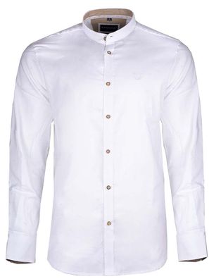 Trachtenhemd Tyler weiß - Größe: 4XL