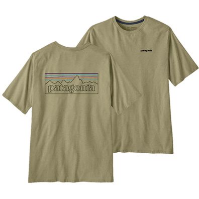 Patagonia T-Shirt P-6 Logo Responsibili-Tee p-6 outline: gumtree green