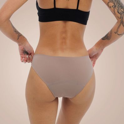 Weekiss Periodenslip nahtlos Beige XL (42) Bio-Baumwolle 7er Rabatt