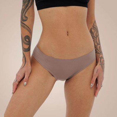 Weekiss nahtloser Periodenslip Beige XXL (44) Menstruationsunterwäsche