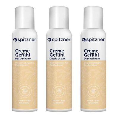 Duschschaum Cremegefühl 3 x 150 ml