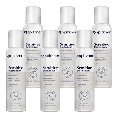 Duschschaum Sensitive 6 x 150 ml