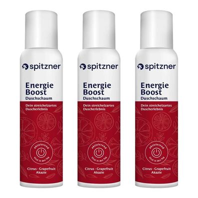 Duschschaum EnergieBoost 3 x 150 ml